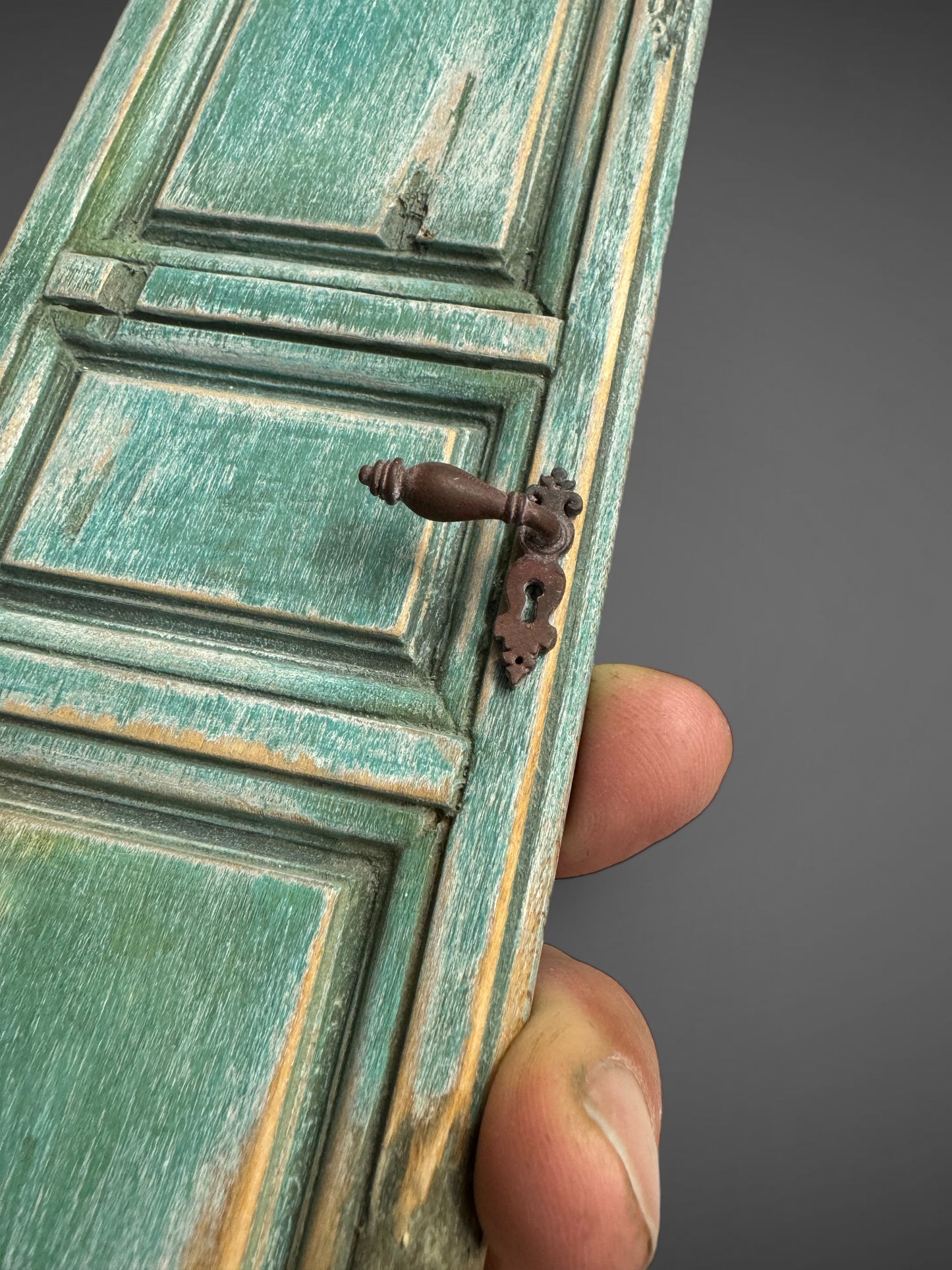 Porta in Legno per Presepe Napoletano